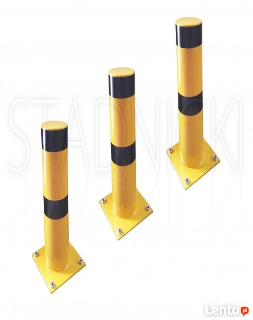 Słupki ochronne zabezpieczające bramy wjazdowe 100 cm