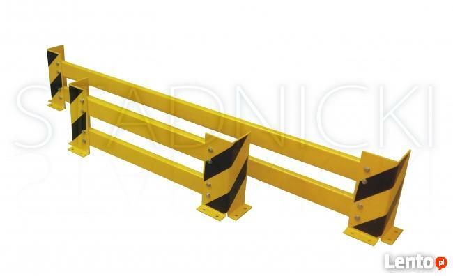 Odbojnica regałowa narożna, zabezpieczenie krańca regału