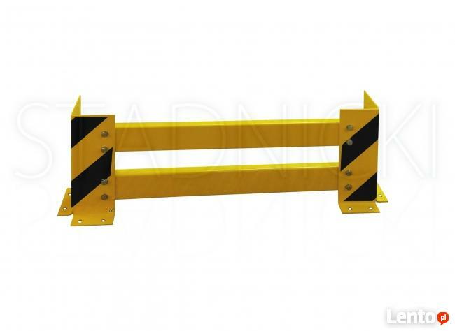 Odbojnica regałowa narożna, zabezpieczenie krańca regału