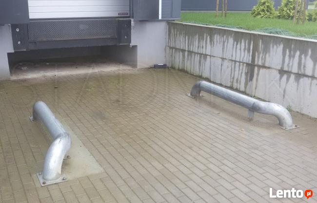zabezpieczenie ramp przeładunkowych, prowadzenie kół