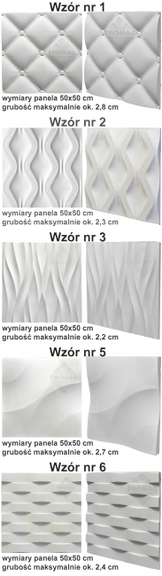 panele 3D dekoracyjne panel ścienny gipsowy