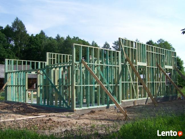 domy z drewna szkieletowe letniskowe