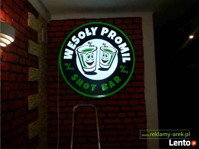 Usługi reklamowe w Mińsku Mazowieckim, reklamy, kasetony LED