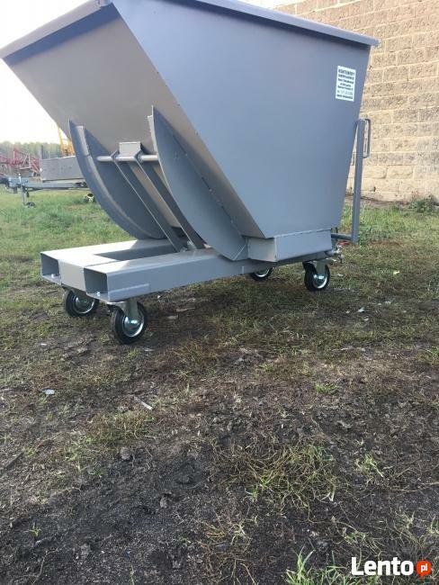 Pojemnik, koleba, kontener samowyladowczy 1,5m3 CE+GWARANCJA