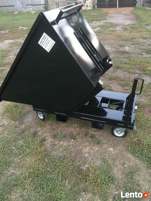 Pojemnik, koleba, kontener samowyladowczy 1,5m3 CE+GWARANCJA