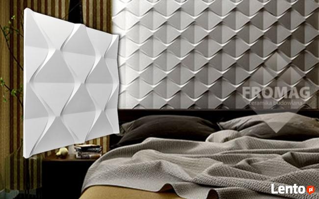 PANEL ŚCIENNY DEKORACYJNY panele 3d płytki gipsowe kasetony