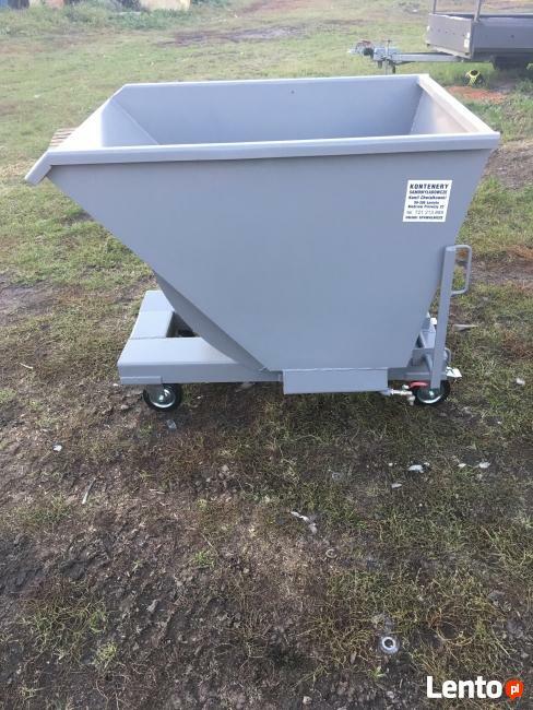 Pojemnik, koleba, kontener samowyladowczy 1,5m3 CE+GWARANCJA