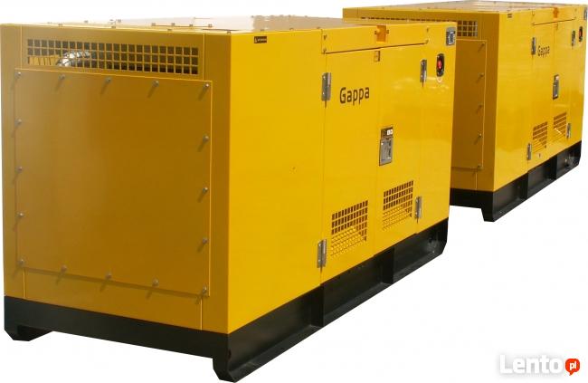 Agregat prądotwórczy 40 kW zabudowany z ATS/SZR, GAPPA
