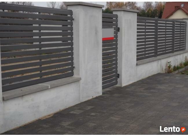 Przęsło ogrodzeniowe P12b ceownik 70x10 ocynk+kolor