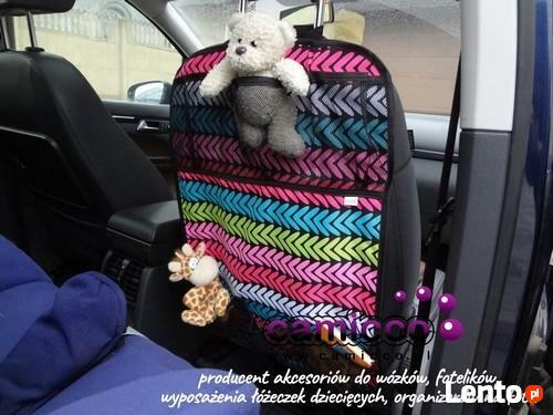 Pokrowiec MATERIAŁOWY WODOODPORNY organizer na fotel