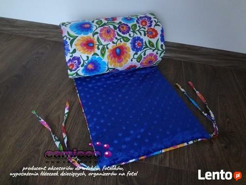 OCHRANIACZ 180x30 MINKY do ŁÓŻECZKA 120x60 boczki