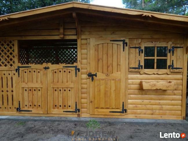 Duży domek z zamykaną drewutnią Hubert