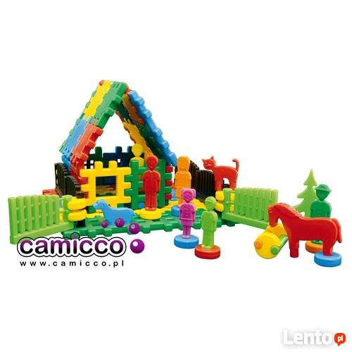 Klocki wafle SZCZĘŚLIWA RODZINKA postacie zwierzątka