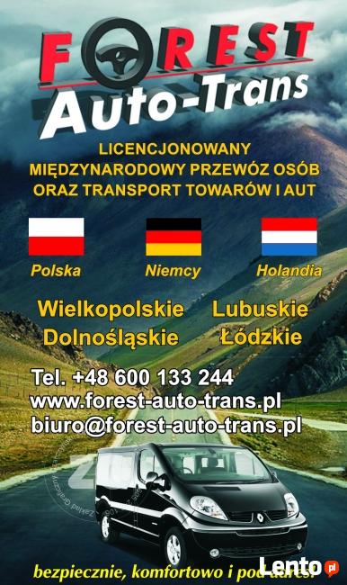 Przewoz Osób Bus Niemcy Holandia Sulmierzyce Raszków Zduny