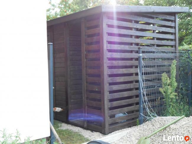 Drewutnia ze schowkiem 3 m na 1,5 m