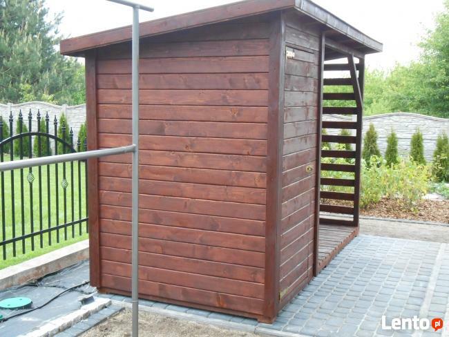 Drewutnia ze schowkiem 3 m na 1,5 m