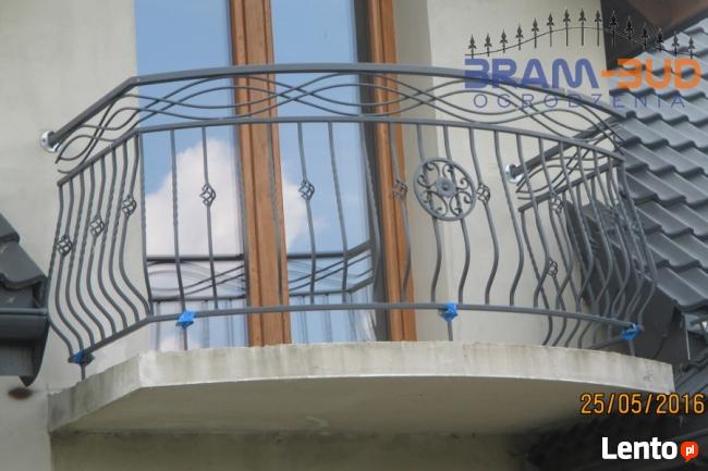 Balustrada zewnętrzna + miniowanie i malowanie natryskowe