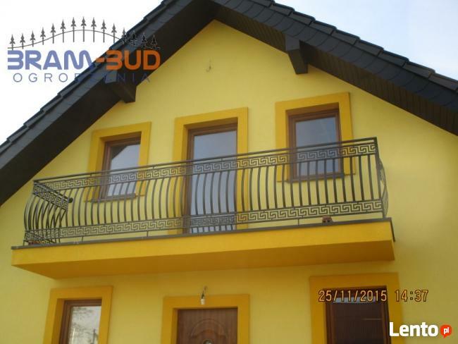 Balustrada zewnętrzna + miniowanie i malowanie natryskowe