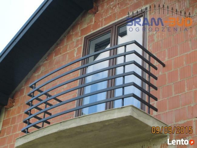 Balustrada zewnętrzna + miniowanie i malowanie natryskowe