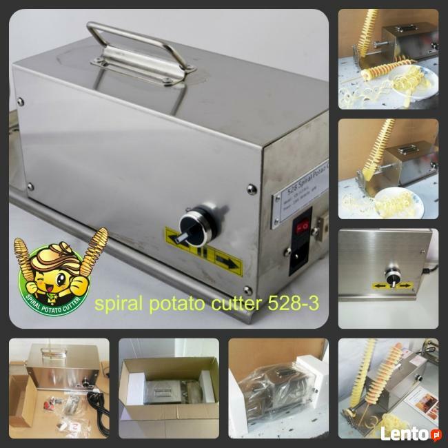 ZAKRĘCONY ZIEMNIAK NA PATYKU SPIRALNA FRYTKA