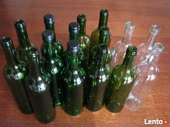 Butelki na domowe wino, nalewki…