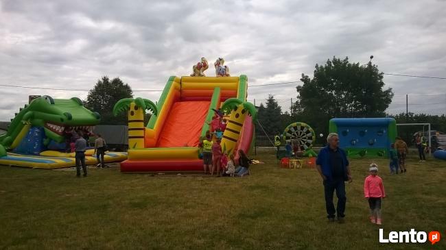 dmuchańce, zjeżdżalnia