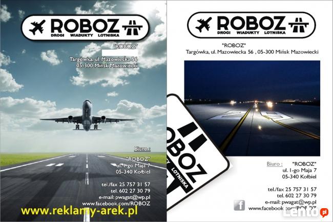 Ulotki wizytówki plakat naklejki dobra tania Drukarnia Mińsk