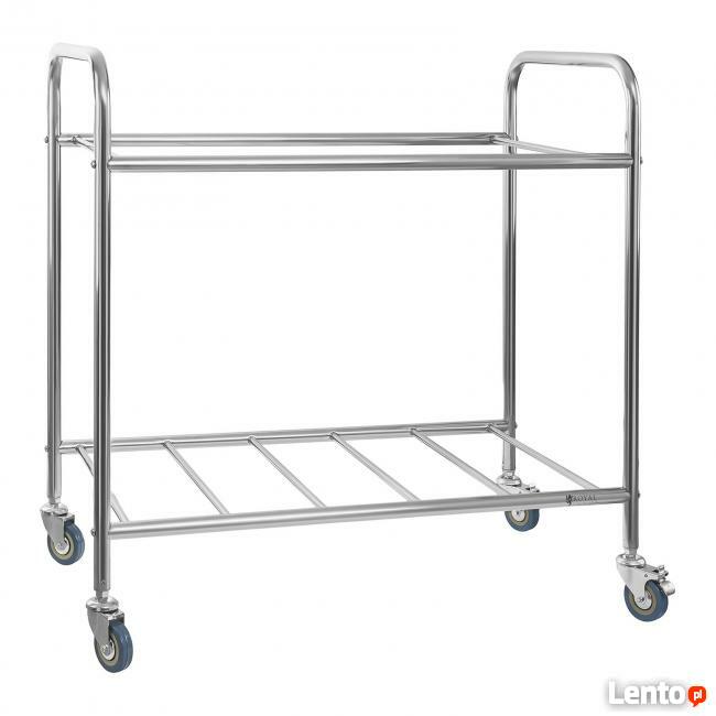 Wózek na pranie, 250 litrów transportowy 4 kółka hamulec