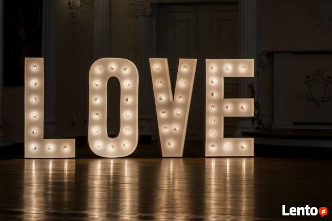 Napis Świecący LOVE 299zł wesele ślub urodziny Rybnik