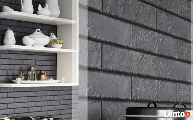 płytki czarne SZARE białe elewacja foggia bianco gris nero