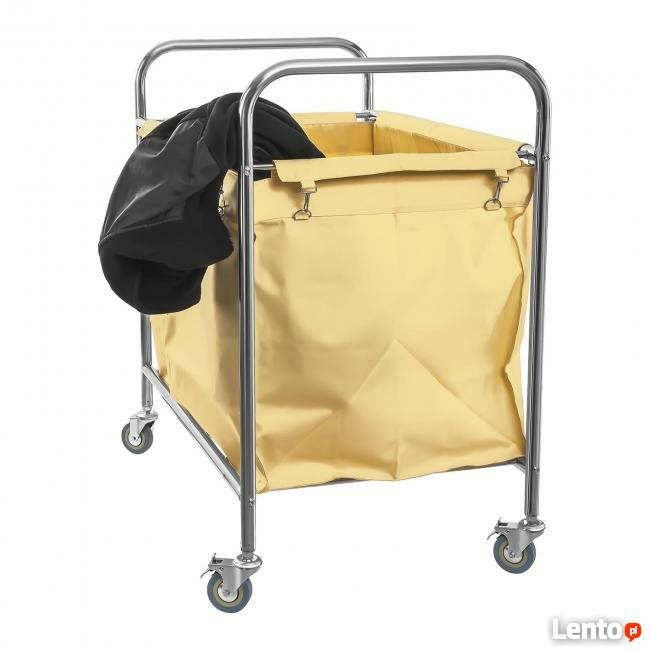Wózek na pranie, 250 litrów transportowy 4 kółka hamulec