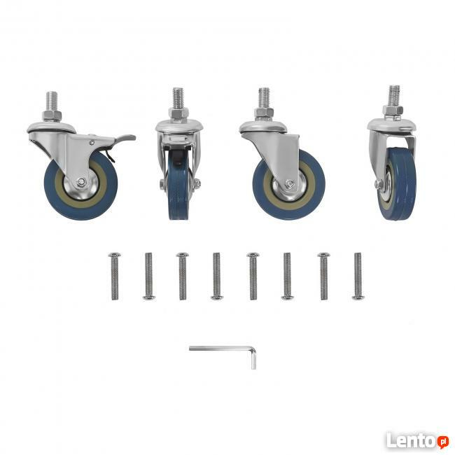 Wózek na pranie, 250 litrów transportowy 4 kółka hamulec