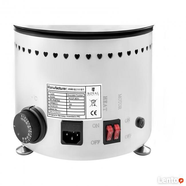 Fontanna czekoladowa wesela przyjęcia 6kg czekolady FV