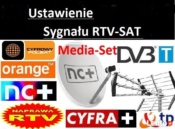 Montaż Anten Toruń Ustawienie Polsat NC+ ORANGE DVB-T 24h