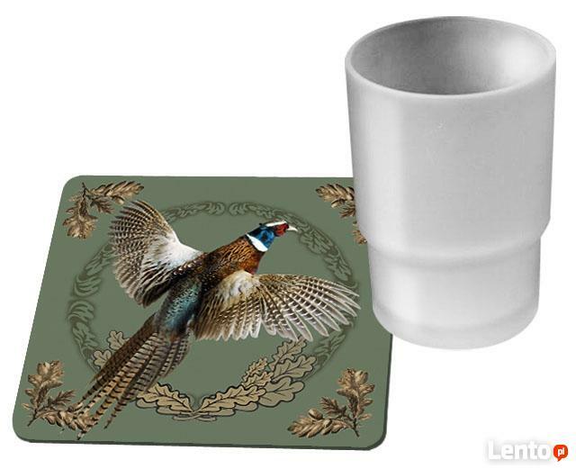 Podstawka pod kubek z motywem myśliwskim Sklep Rykowisko