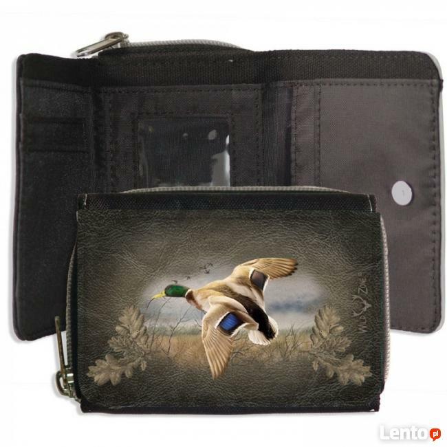 Portfel na zatrzask z motywem myśliwskim Sklep Rykowisko