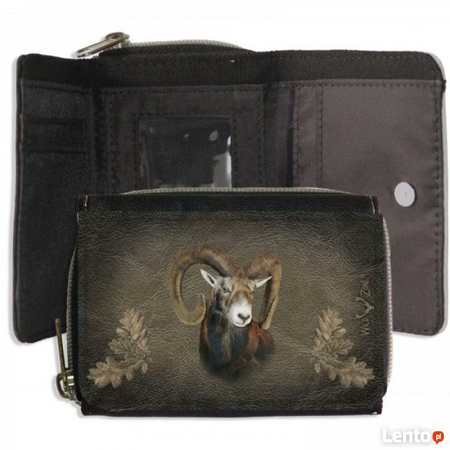 Portfel na zatrzask z motywem myśliwskim Sklep Rykowisko