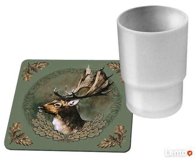 Podstawka pod kubek z motywem myśliwskim Sklep Rykowisko