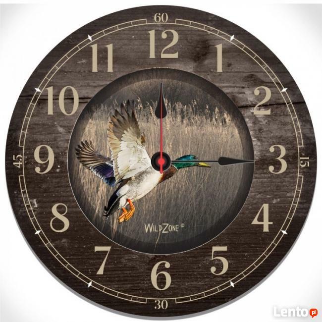 Zegar okrągły z motywem myśliwskim Sklep Myśliwski Rykowisko