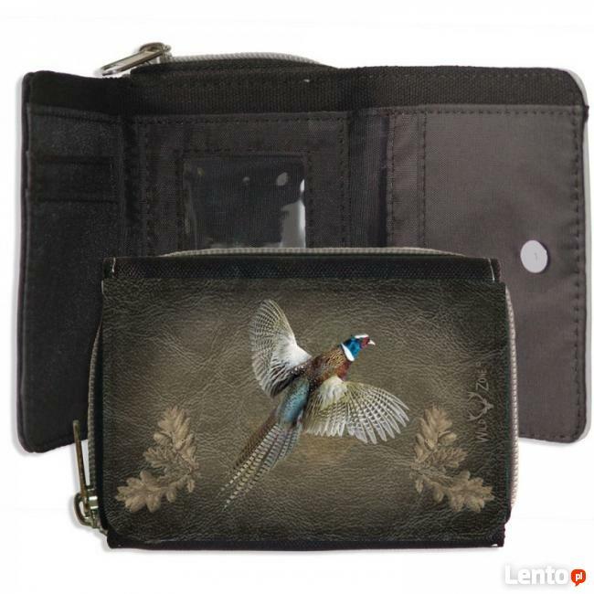 Portfel na zatrzask z motywem myśliwskim Sklep Rykowisko