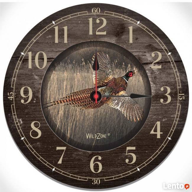 Zegar okrągły z motywem myśliwskim Sklep Myśliwski Rykowisko