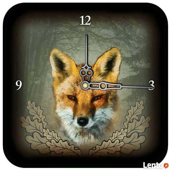 Zegar ścienny z motywem myśliwskim Sklep Myśliwski Rykowisko