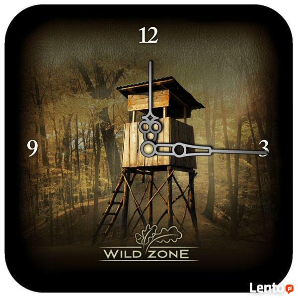 Zegar ścienny z motywem myśliwskim Sklep Myśliwski Rykowisko