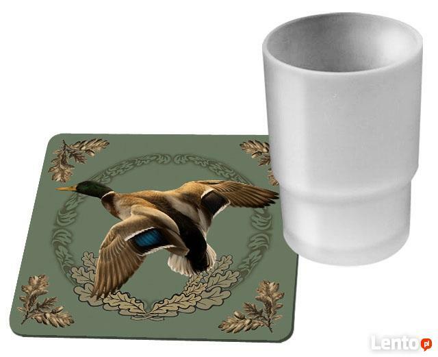 Podstawka pod kubek z motywem myśliwskim Sklep Rykowisko
