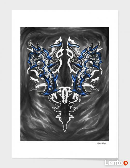 Nowoczesny obraz grafika 2D MusicNutoon Kraków