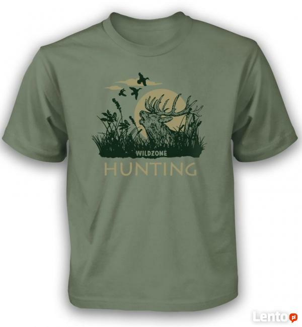 T-shirt myśliwski dla dzieci Sklep Myśliwski Rykowisko