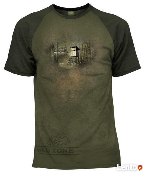T-shirt z rękawem typu Reglan Sklep Myśliwski Rykowisko