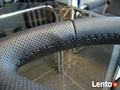 Obszywanie skórą kierownic,mieszków,gałek