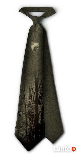 Krawat z motywem myśliwskim Sklep Myśliwski Rykowisko