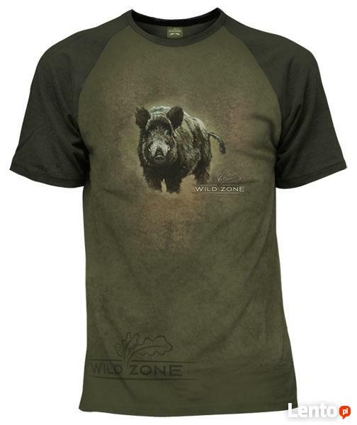 T-shirt z rękawem typu Reglan Sklep Myśliwski Rykowisko